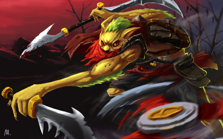 DOTA2-赏金猎人|绘画习作|插画|一只螃蟹 - 原创