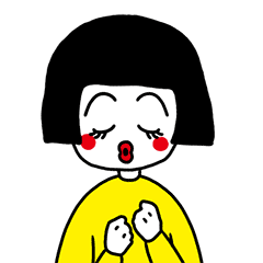 微信表情《黄豆妹妹清新生活》分享给大家