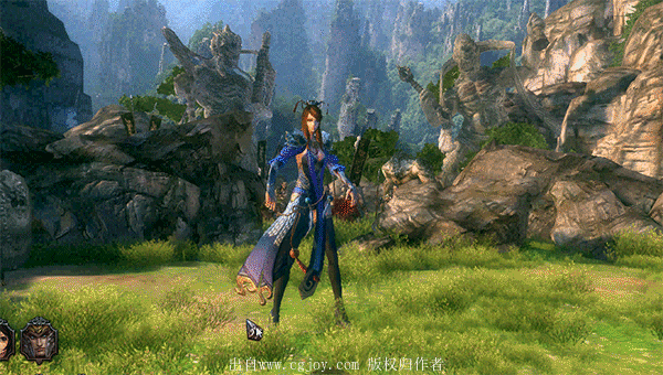 【cgjoy】斗战神创建角色动画gif参考