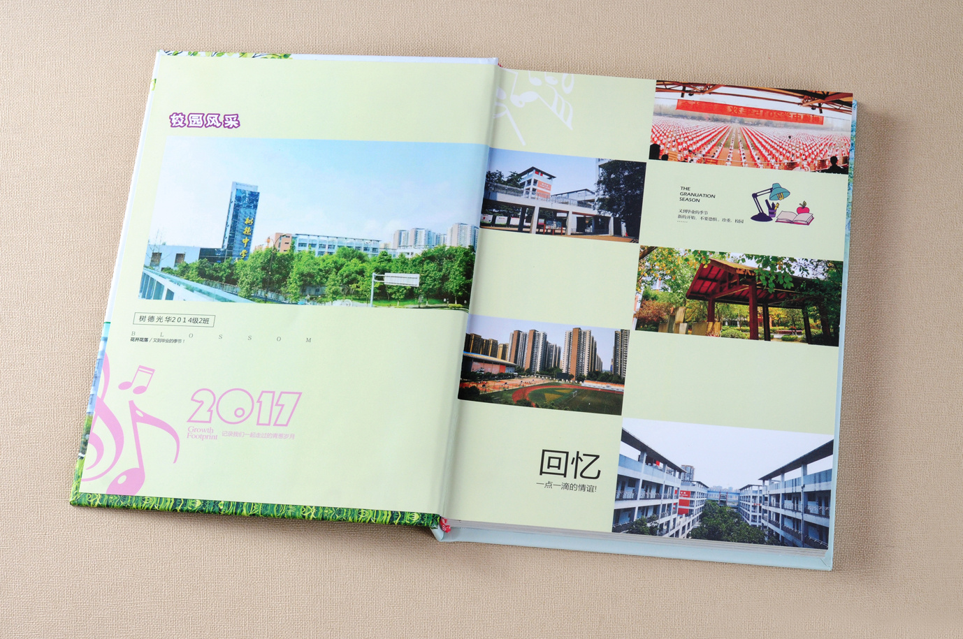 安庆哪里可以定制初中毕业相册?-顺时针纪念册