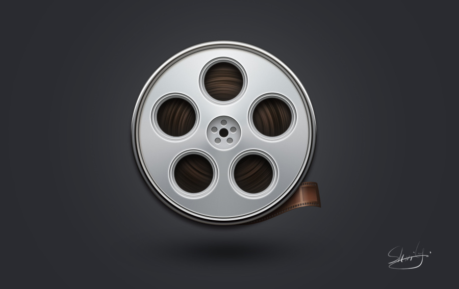 电影放音机胶卷|图标|UI|阡陌小惠 - 原创设计作