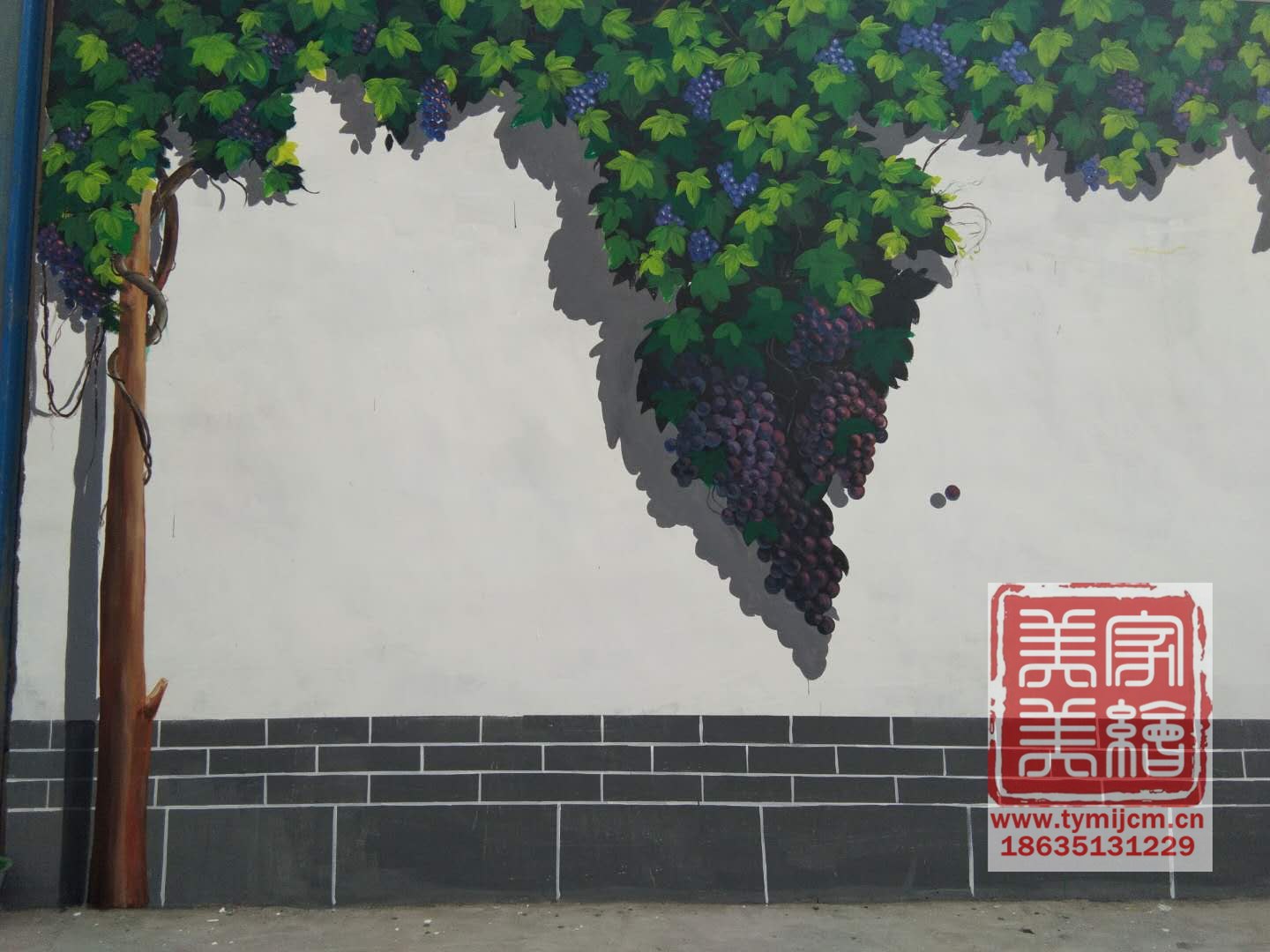 农村文化墙彩绘太原农村文化墙墙绘彩绘3d画3d立体画