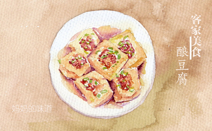 客家美食-明信片|绘画习作|插画|Flax - 原创设计