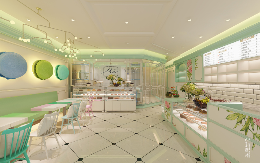 蛋糕店|室内设计|空间\/建筑|已夏设计 - 原创设计