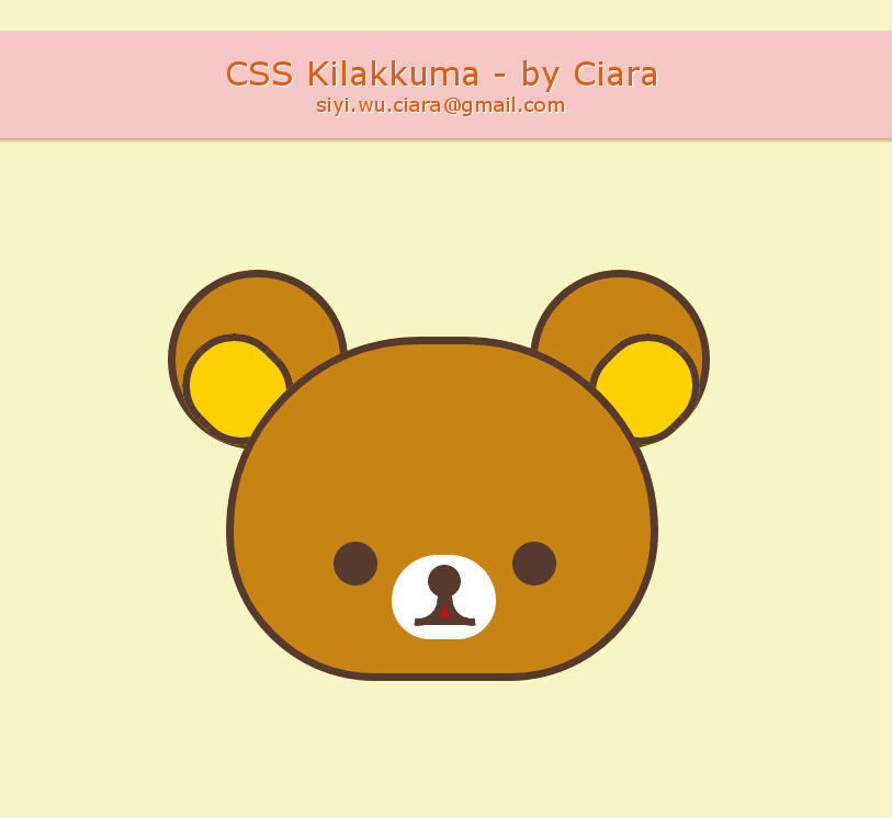 css3 kilakkuma by ciara
