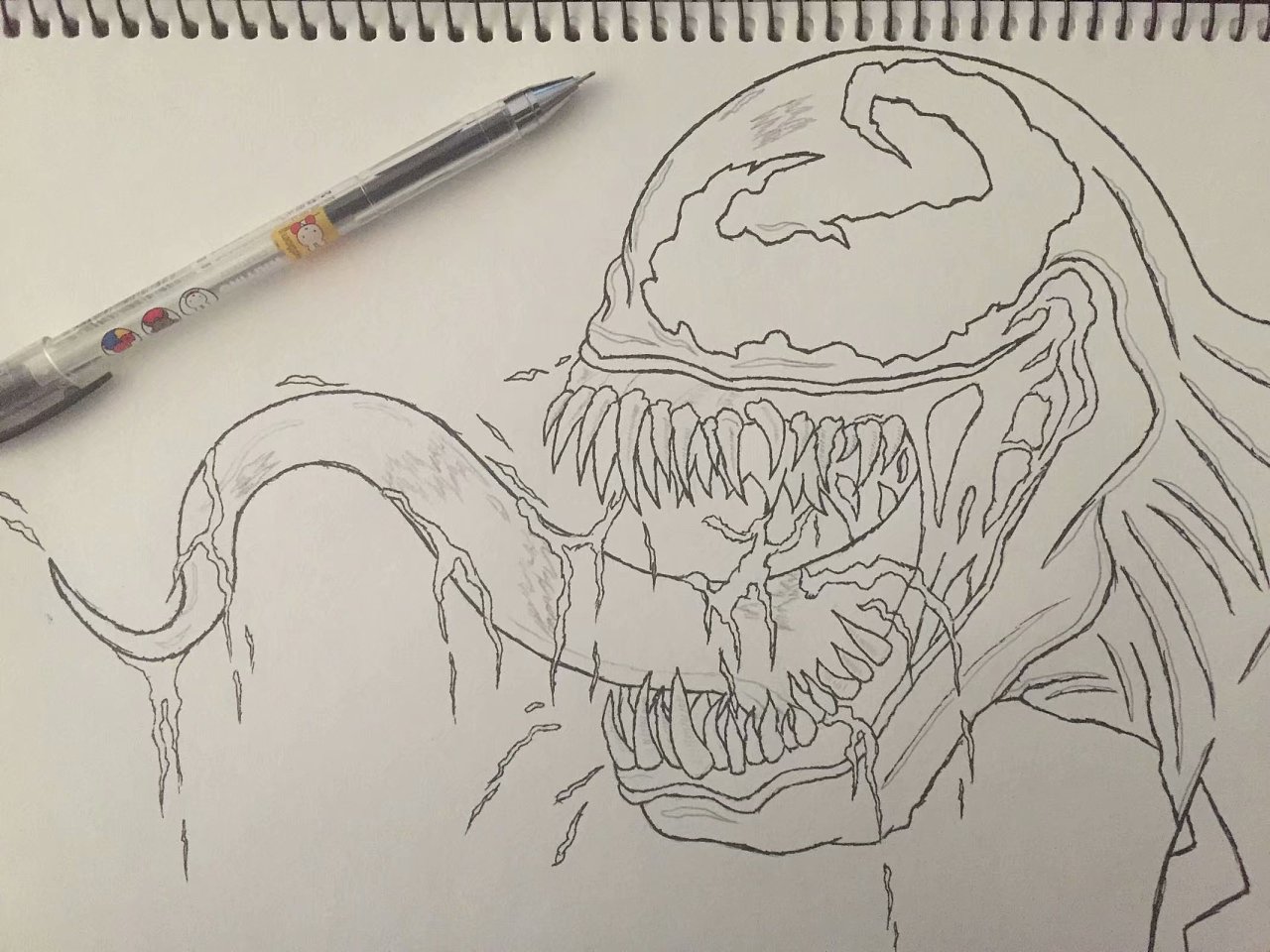 共生体 毒液 venom|纯艺术|钢笔画|玻璃罐头linasd