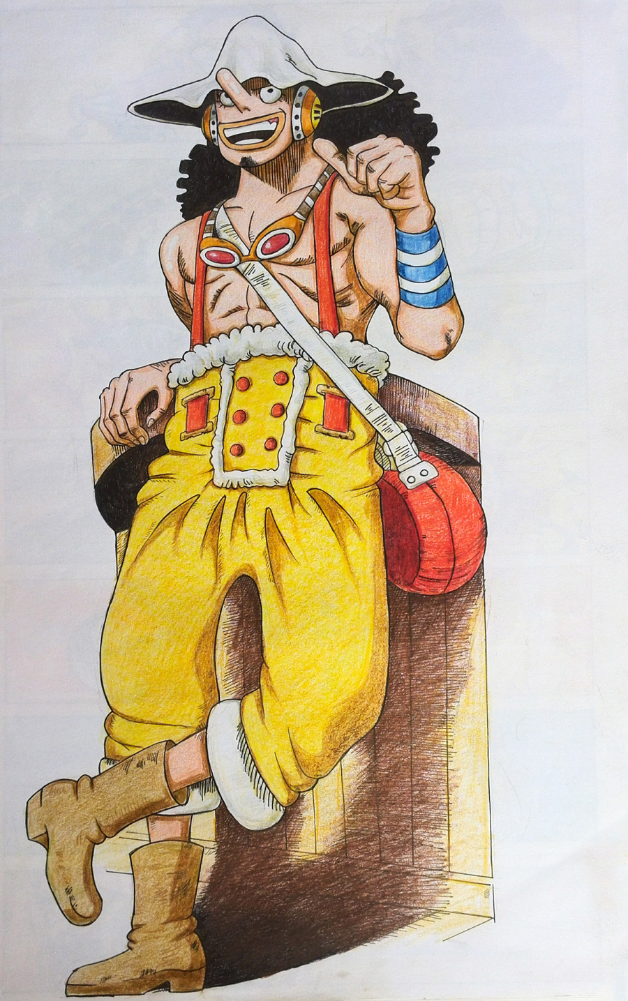 海贼王 手绘②|单幅漫画|动漫|隔壁老林Yb - 原创