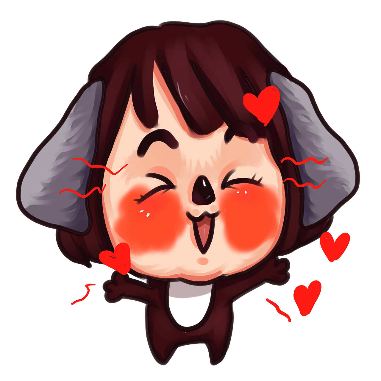 微信表情包|动漫|网络表情|狸子菌 - 原创作品 - 站酷