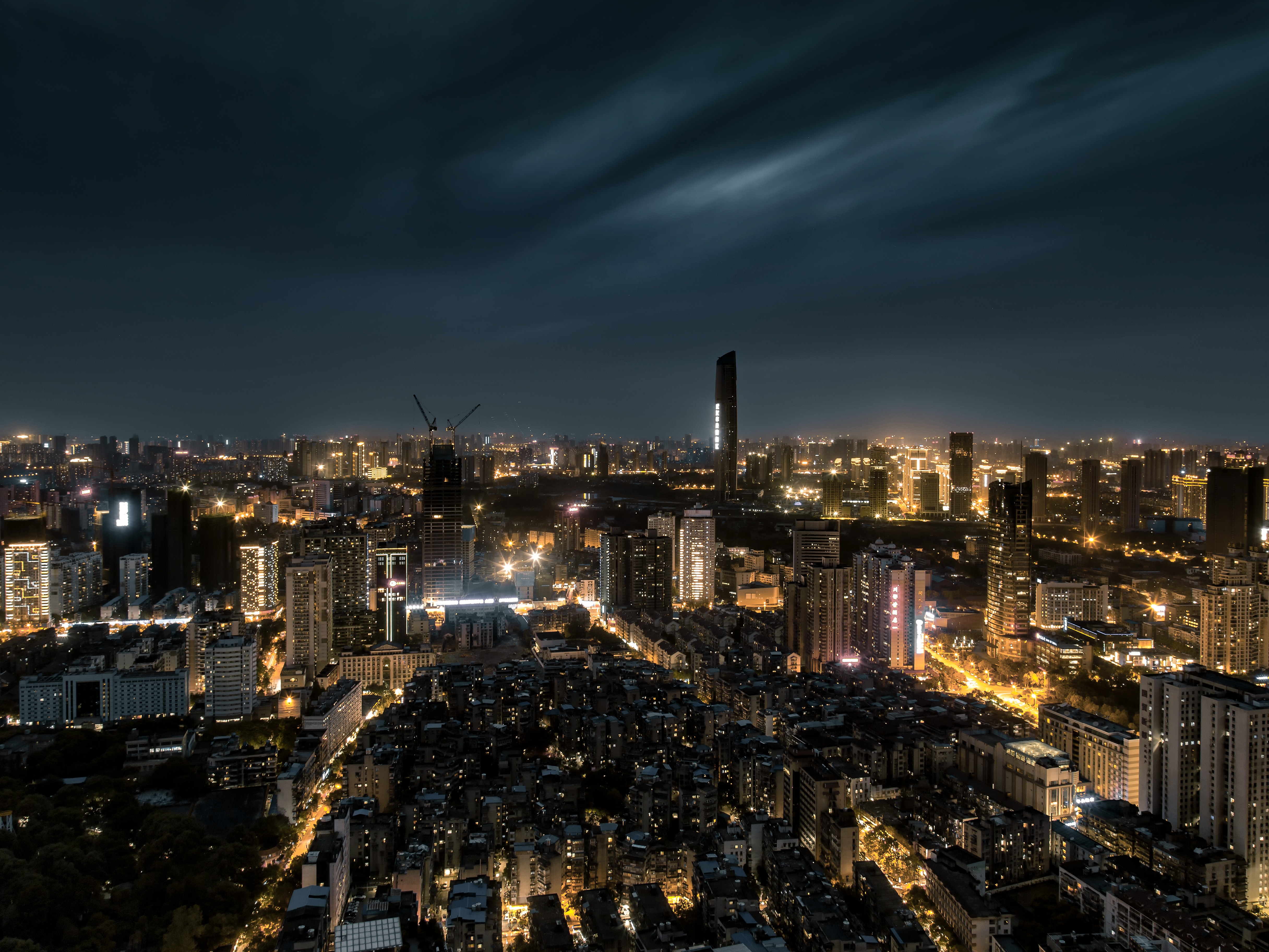 武汉中心夜景