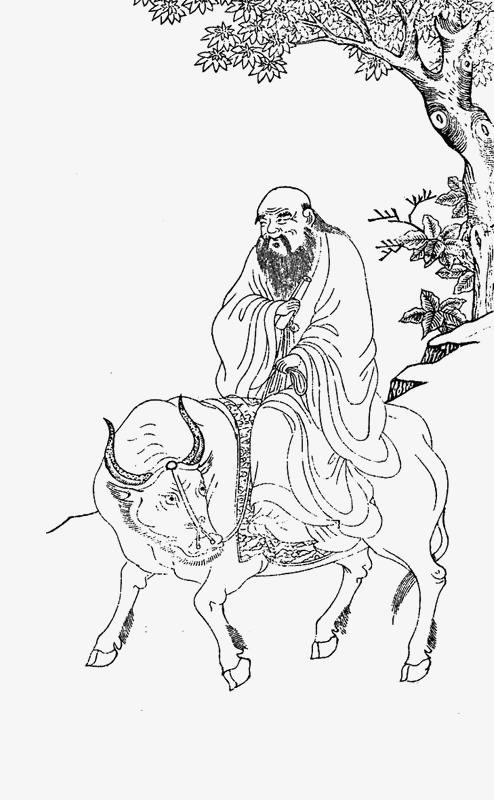 道家创始人老子 画像 公元前571年(约)