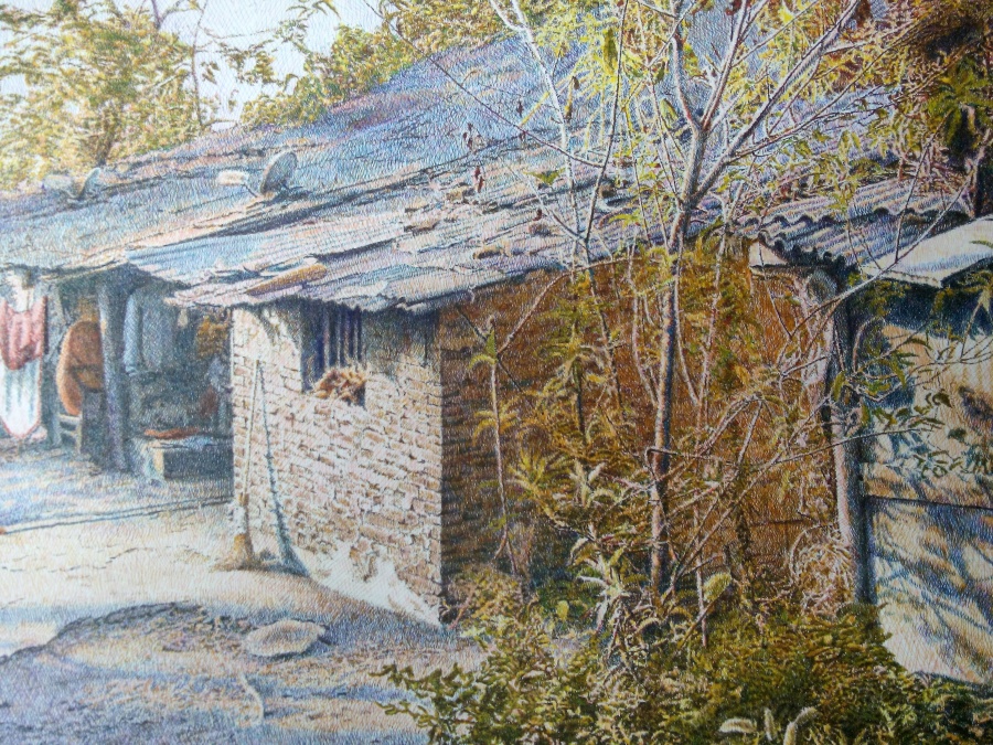 《空巢》|钢笔画|纯艺术|go朱云峰1 - 原创设计