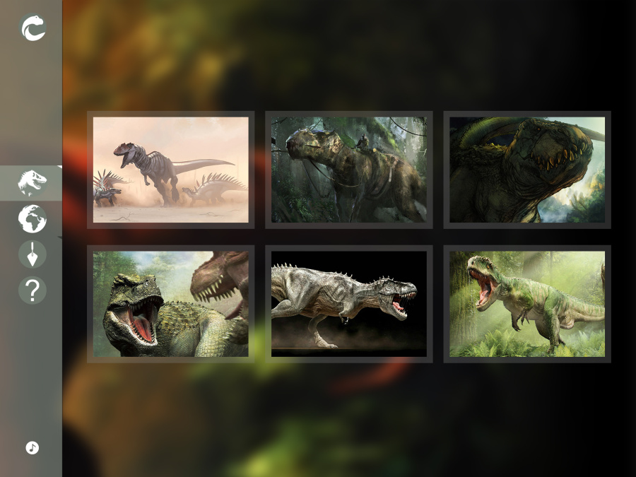 恐龙儿童认知游戏APP|移动设备\/APP界面|GU