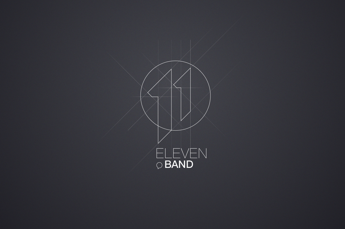 给11乐队设计的logo配色方案