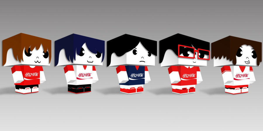 纸盒小人|其他手工|手工艺|o0小石块0o - 原创设计作品 - 站酷 (ZCOOL)