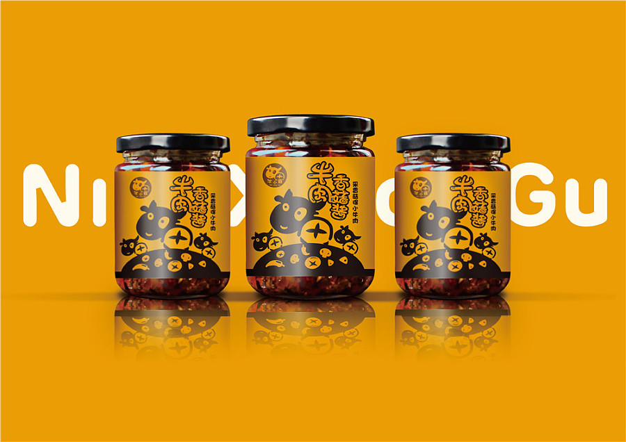 牛小菇香菇酱品牌形象包装策划设计|餐饮设计