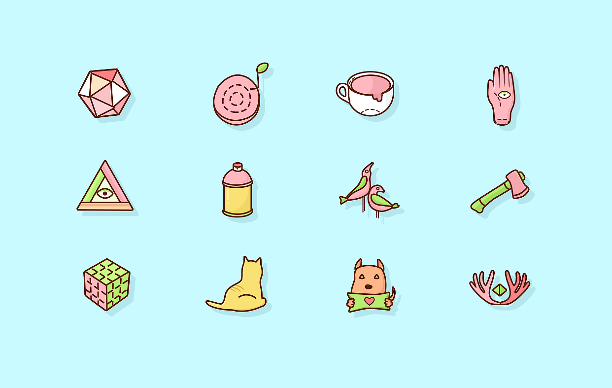 小图标们|UI|其他UI |maryconfession - 原创作品 - 站酷 (ZCOOL)