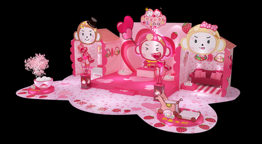 2016成都茂业百货新春美陈|展示\/橱窗\/店面设计