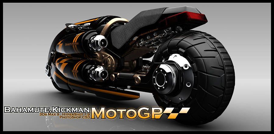 MotoGP,科幻摩托一辆|场景|三维|BahamuteKic