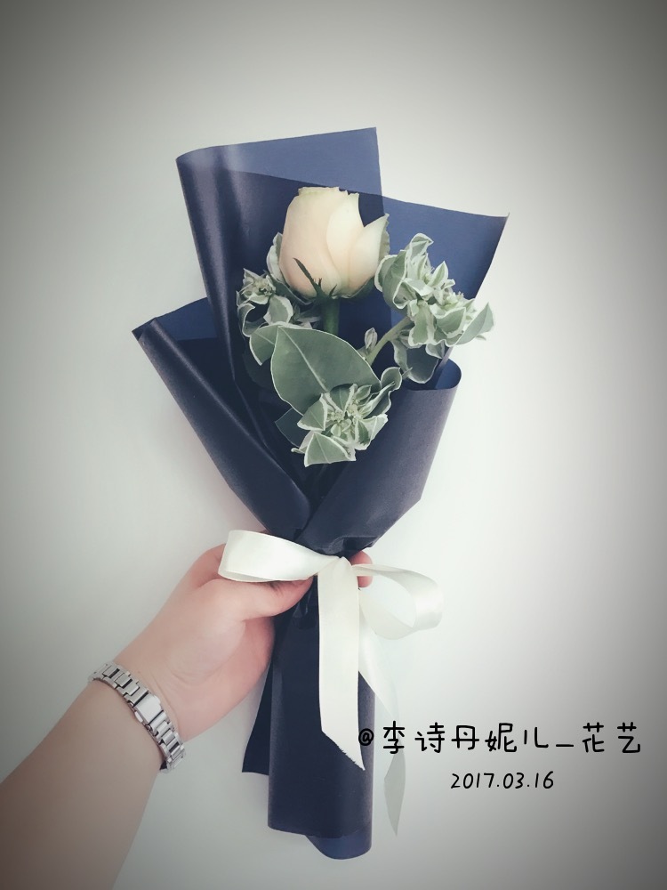 单支玫瑰包装 鲜花单支包装 情人节鲜花