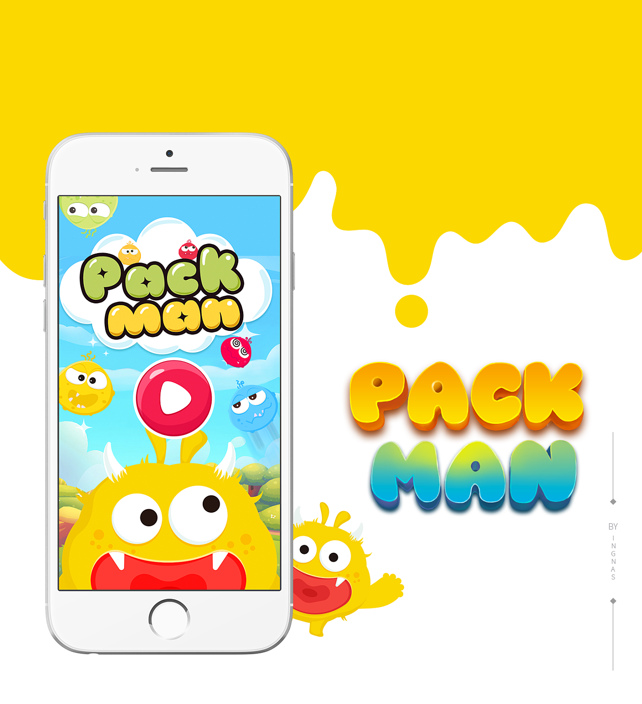 Pack Man吃豆豆游戏