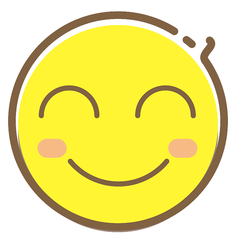 一组简单的emoji表情图标练手
