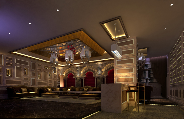 郑州KTV娱乐会所装修设计|缤纷年代夜总会装