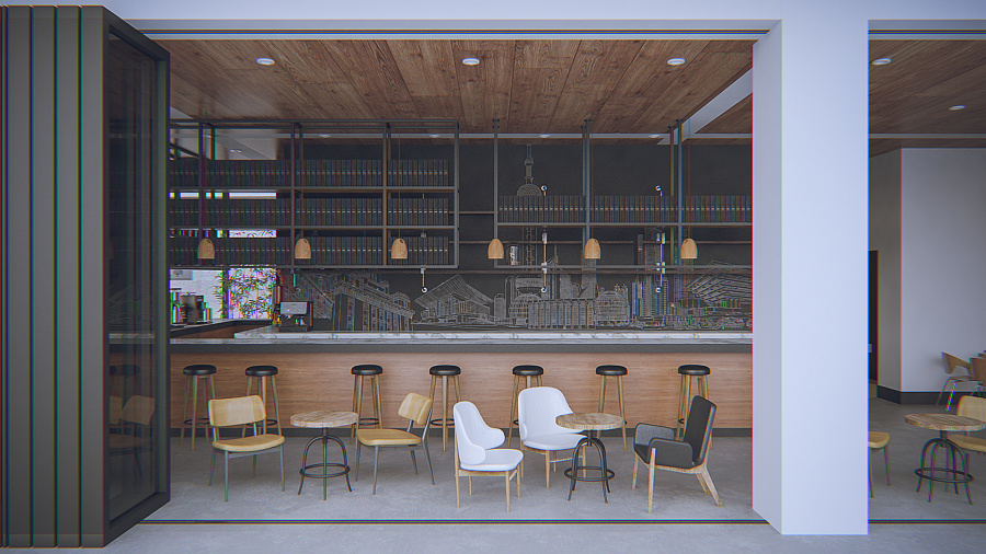 loft厂房改造咖啡馆|室内设计|空间\/建筑|乾杯君