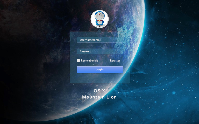 OSX登陆界面临摹|电脑软件界面\/皮肤|UI|gelen