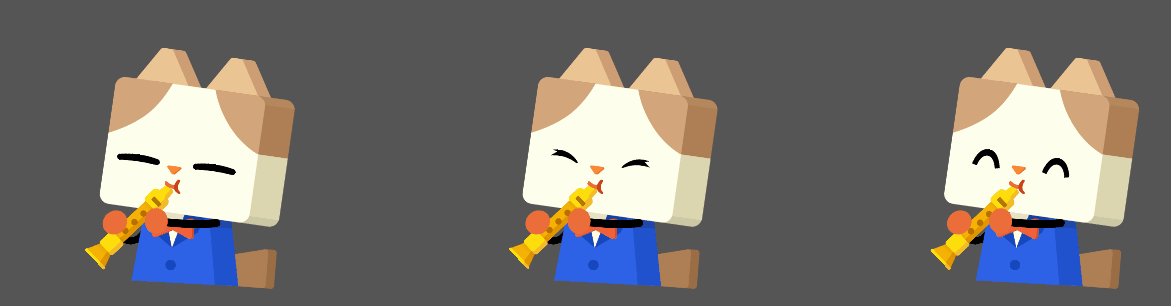 小猫奇奇表情系列spine动画