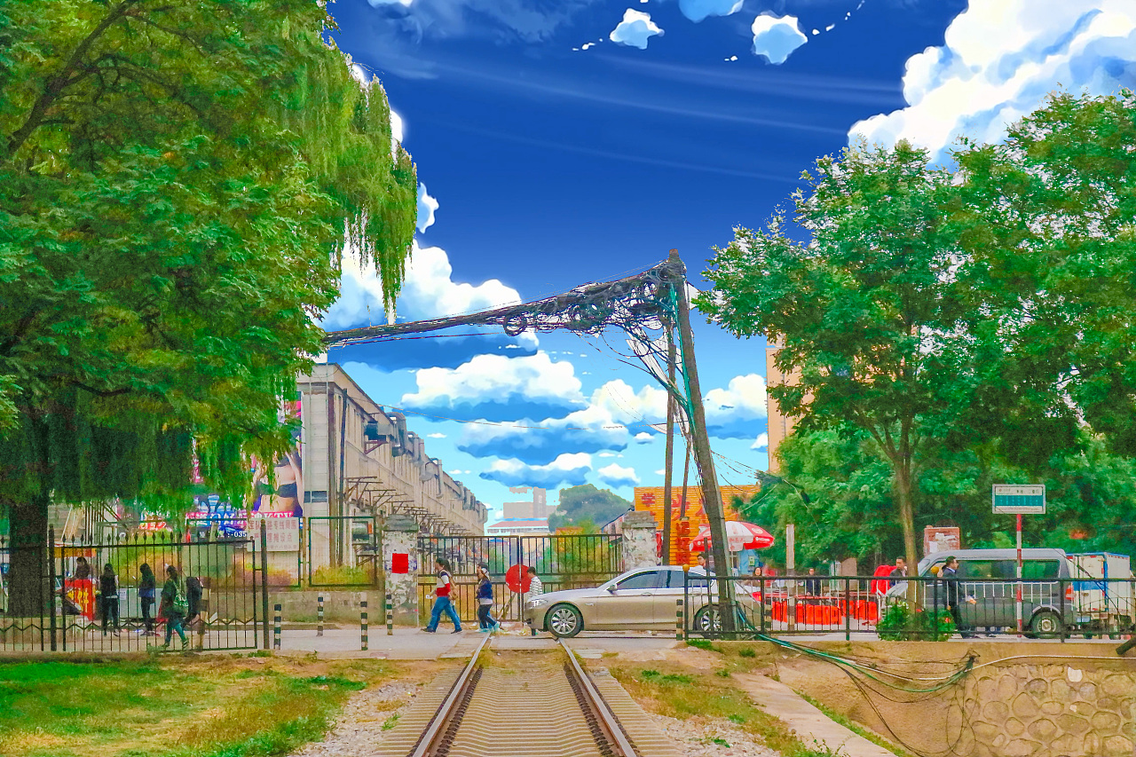 中北大学动漫天空设计