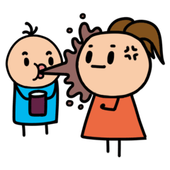 姐弟日常微信表情包