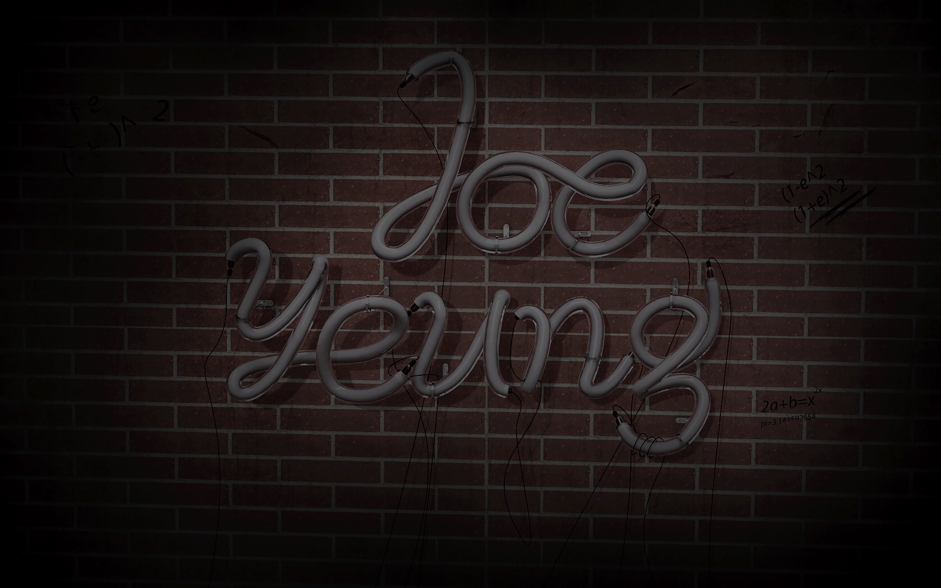 c4d——灯管霓虹灯字|平面|海报|joeyeung - 原创作品