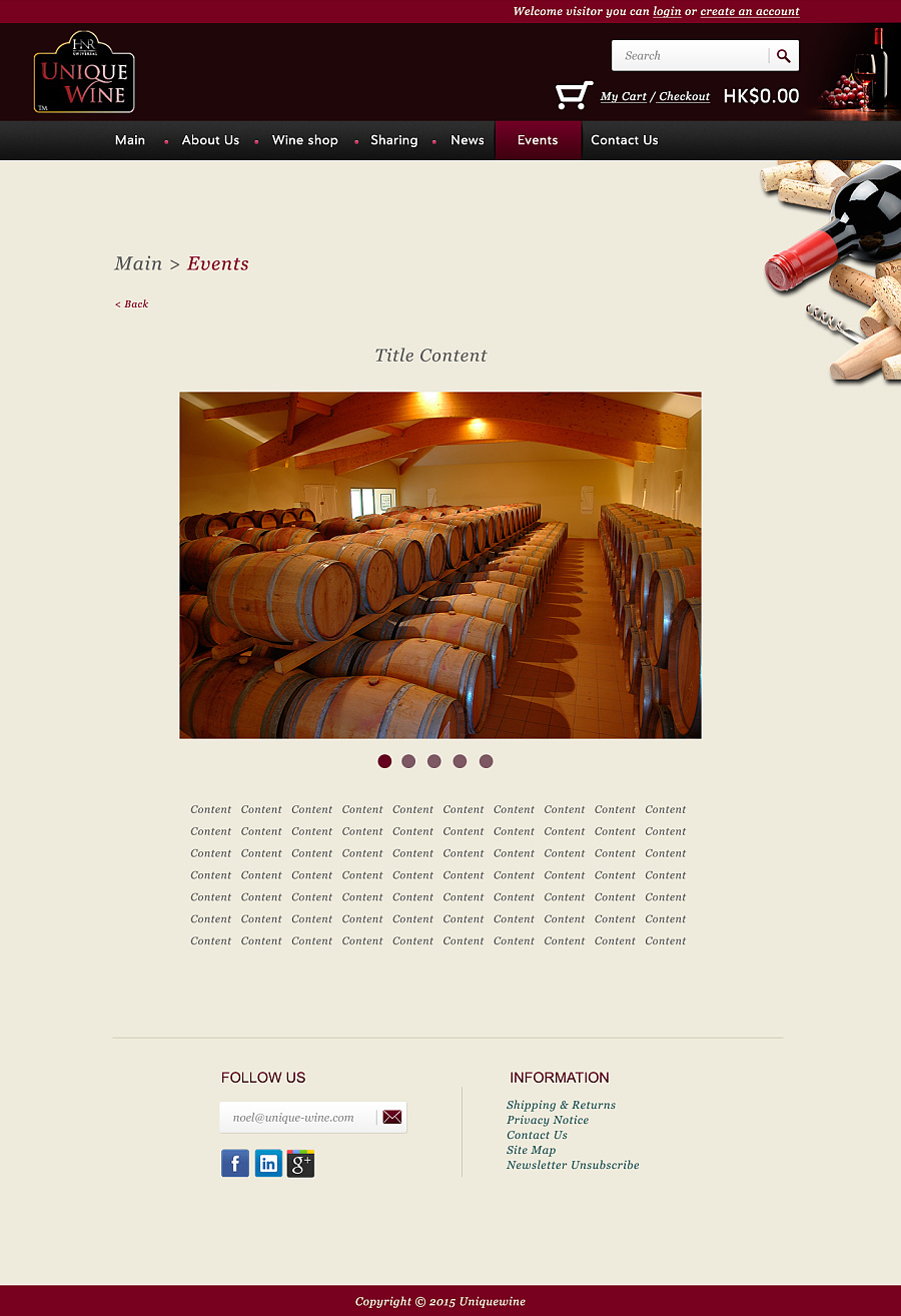 红酒商城-网页设计(中英文)|电子商务\/商城|网页