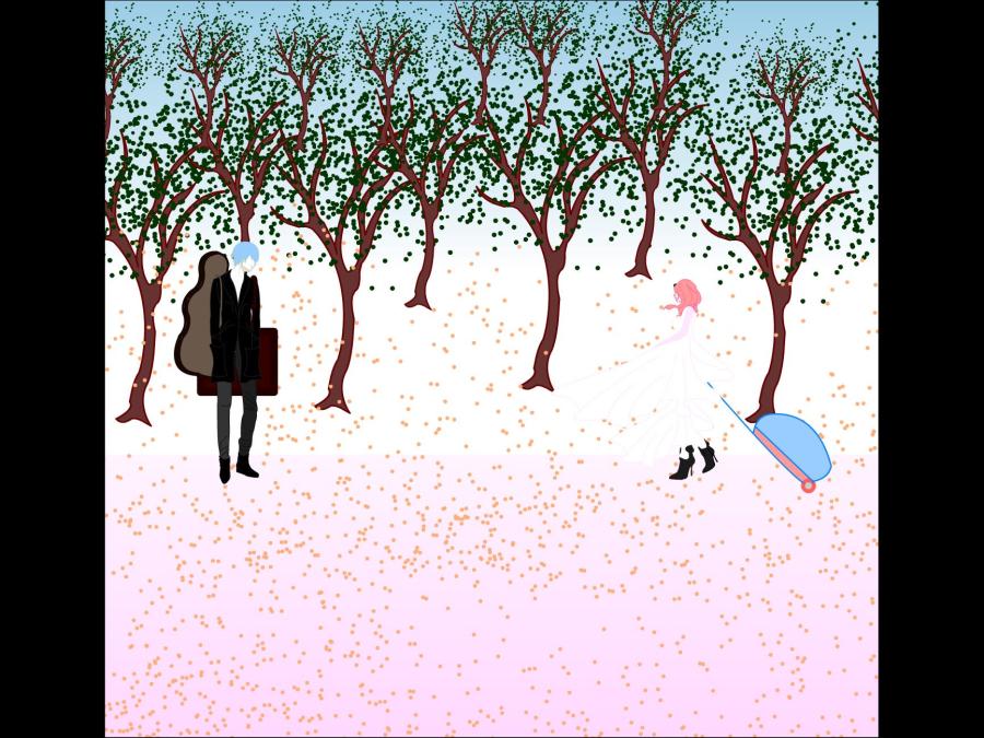 flash动画制作《向左走向右走》几米漫画同名|