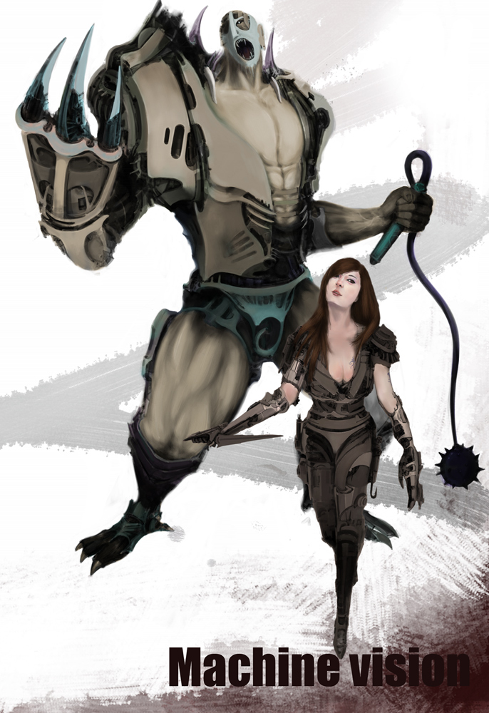 一直都很喜欢变异,机器之类的.