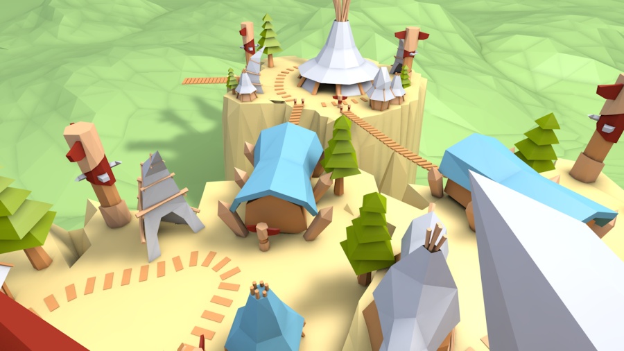 LOW POLY风格 雷霆崖|动画\/影视|三维|awei20