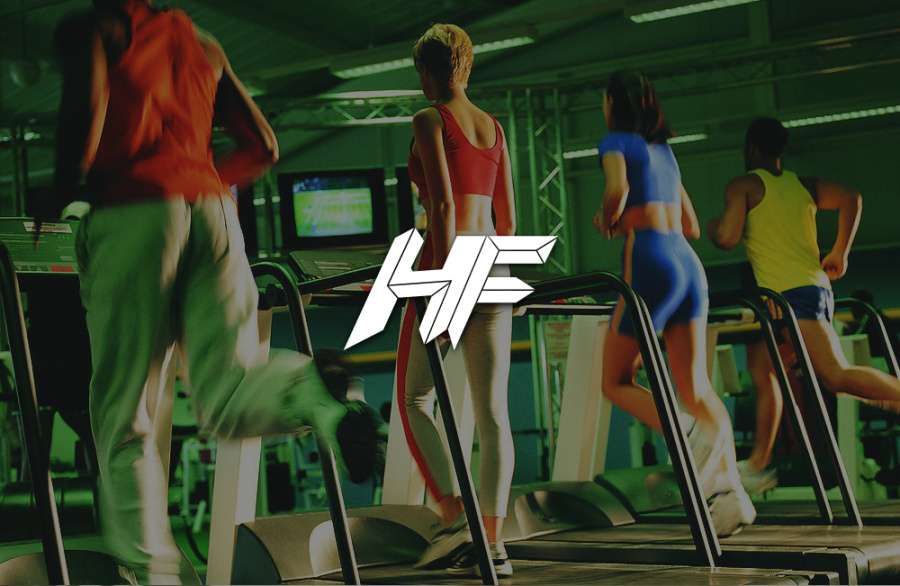 健身会所的logo设计|标志|平面|花开一半 - 原创