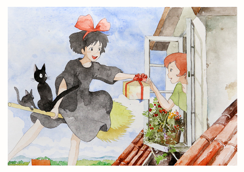 宫崎骏的动画世界|其他绘画|插画|cuiweibin - 原创设计作品 - 站酷 (ZCOOL)