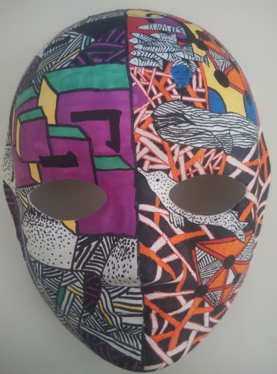 山东省昌乐二中初中一年级面具部分作品|其他