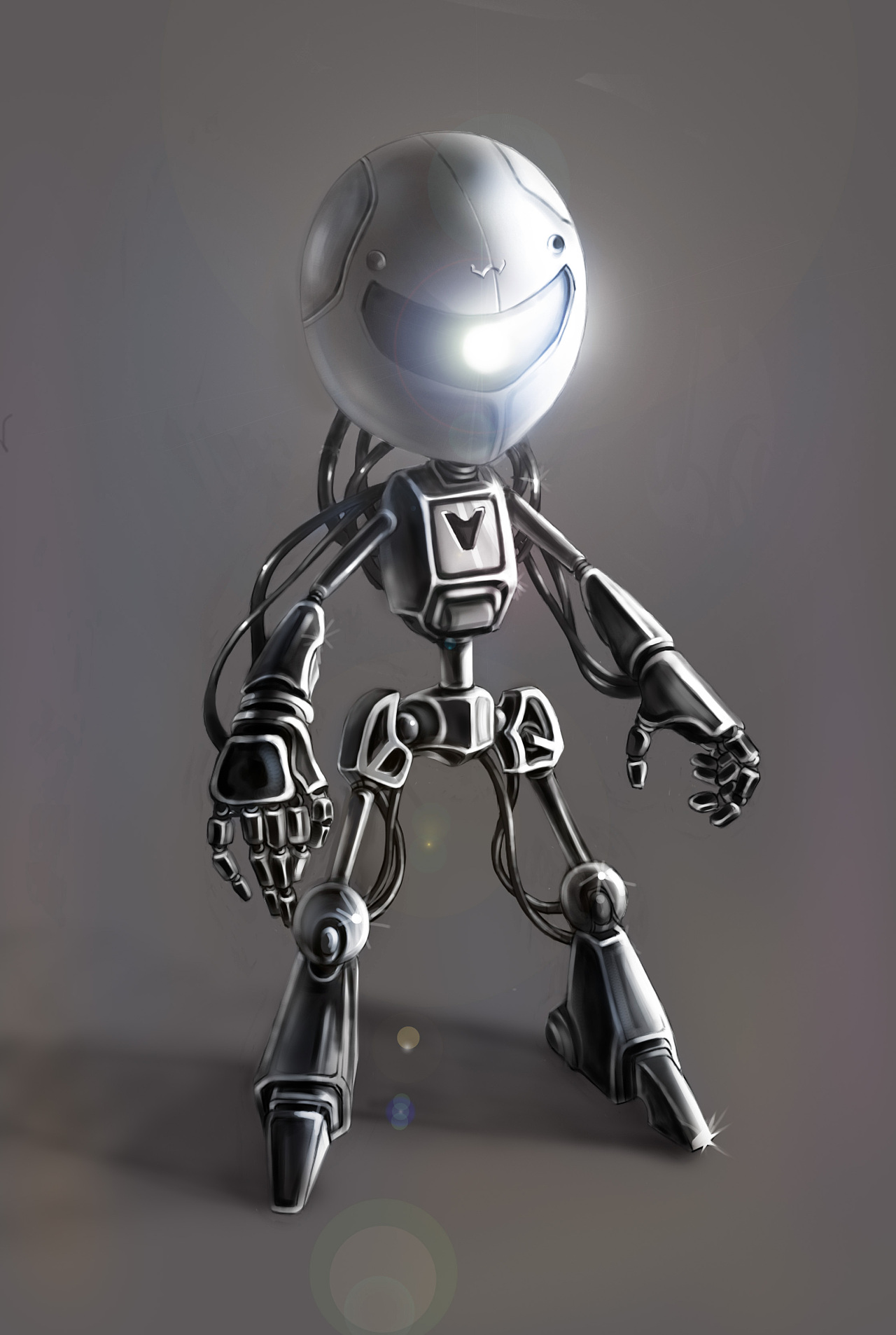 简单机器人建模|三维|人物/生物|Colin__Chen - 原创作品 - 站酷 (ZCOOL)