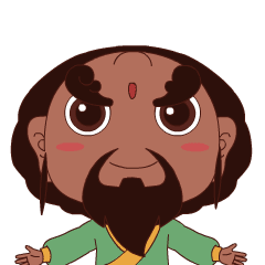 动漫微信表情包|古代中国神话传说人物张圣君微信表情