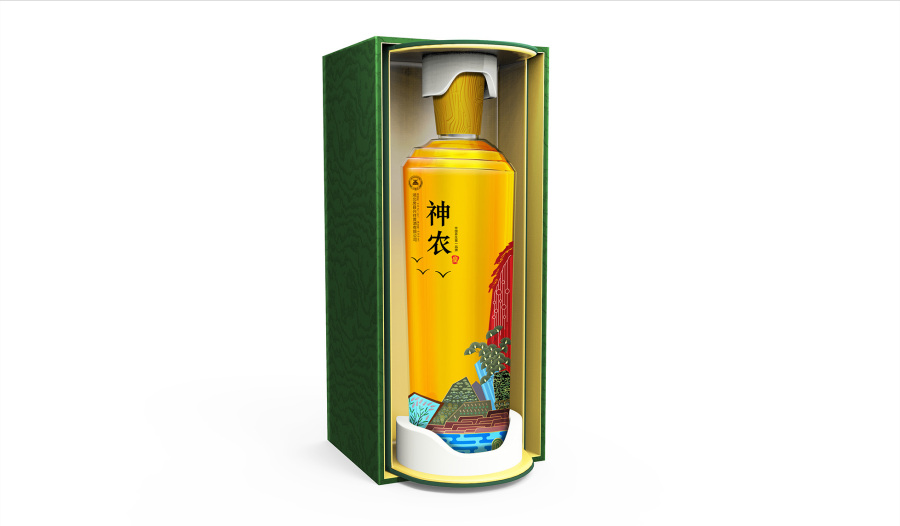 神农皇-黄酒|包装|平面|xcj1022 - 原创设计作品