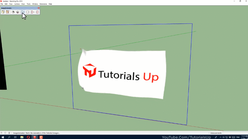 后实现旗帜飘动效果 使用插件: skm tools, material tools and image