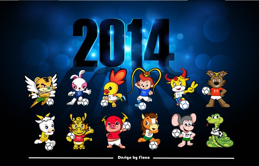 南海少儿足球协会吉祥物来啦~|吉祥物|平面|pia