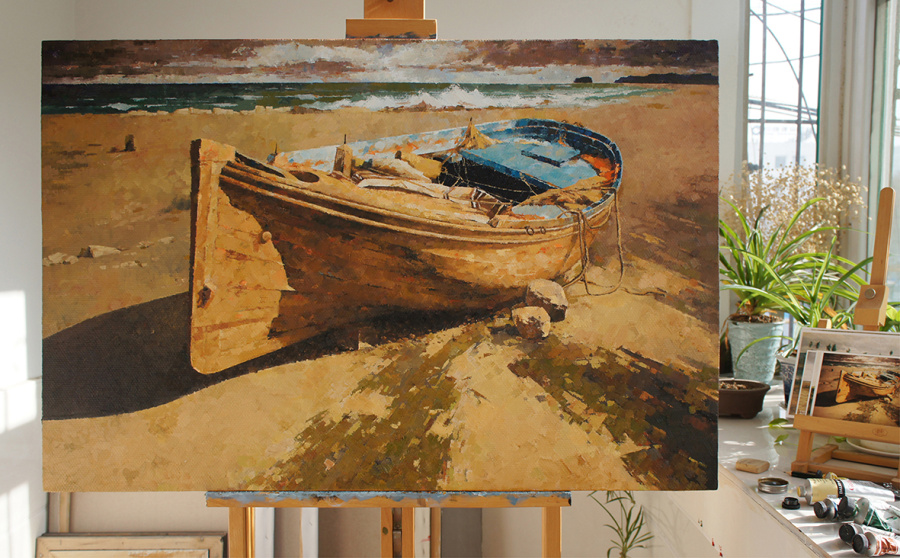 [裴永贞] 远航·为梦想|油画|纯艺术|裴永贞 - 原