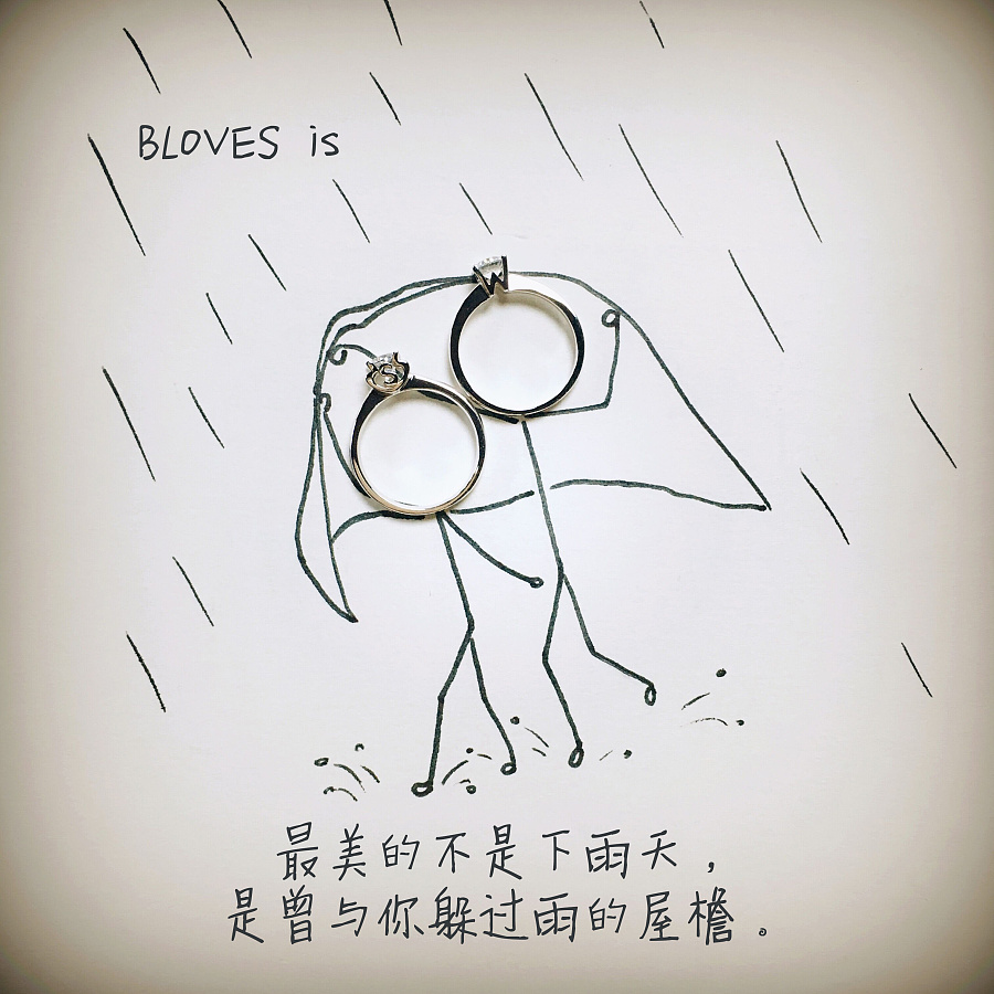 原创作品:婚戒火柴人