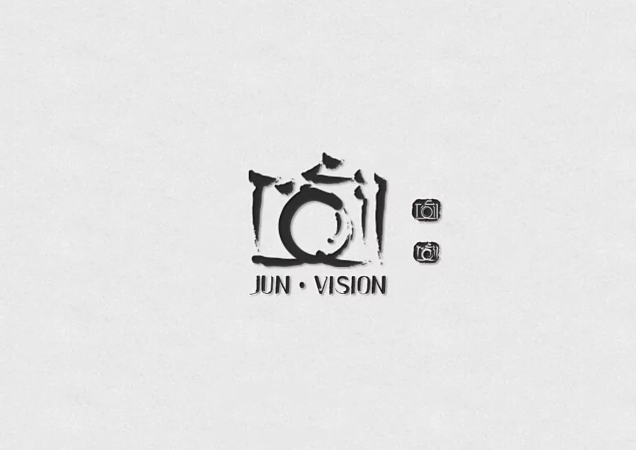 jun摄影工作室logo设计