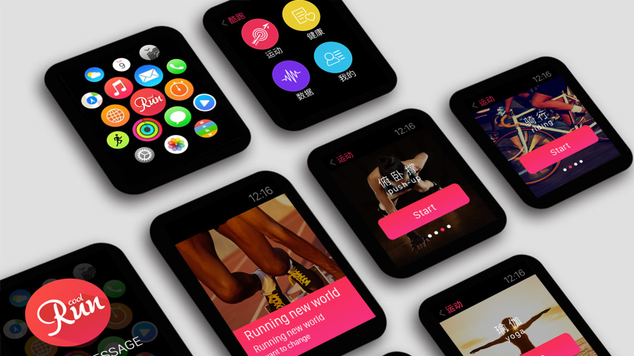 iWatch界面设计|移动设备\/APP界面|GUI|侯歌 -