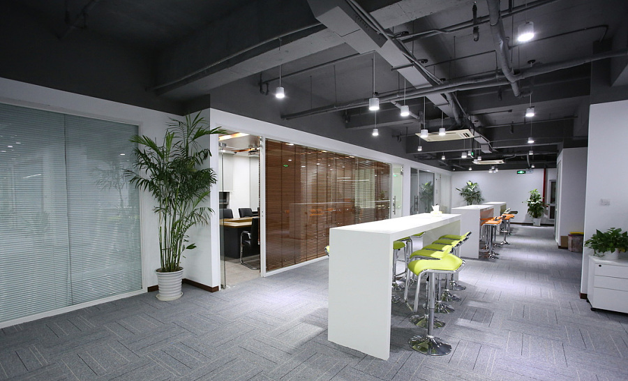 LOft风格办公室装修设计效果图\/成都办公室装