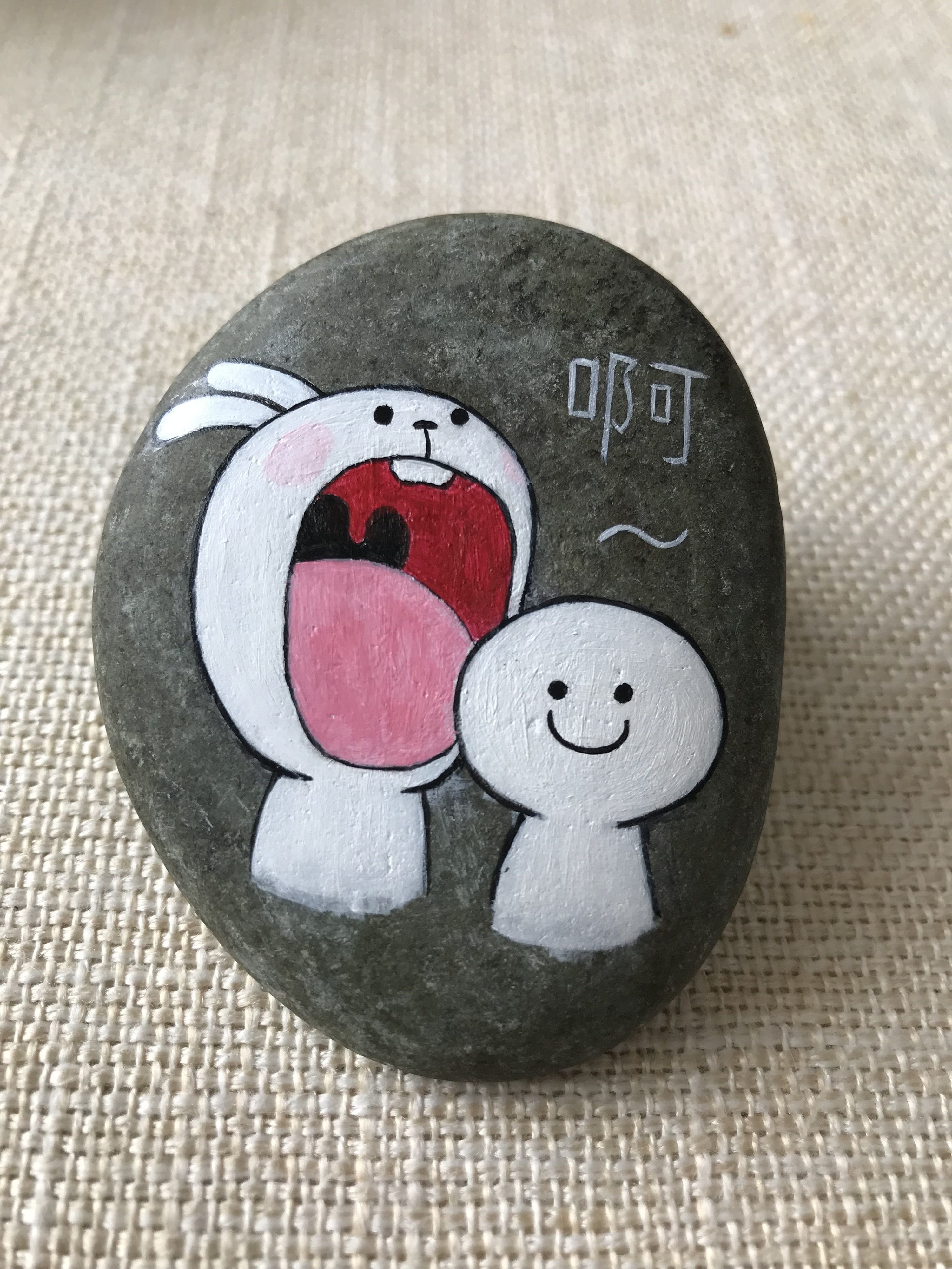 最近画的石头画系列